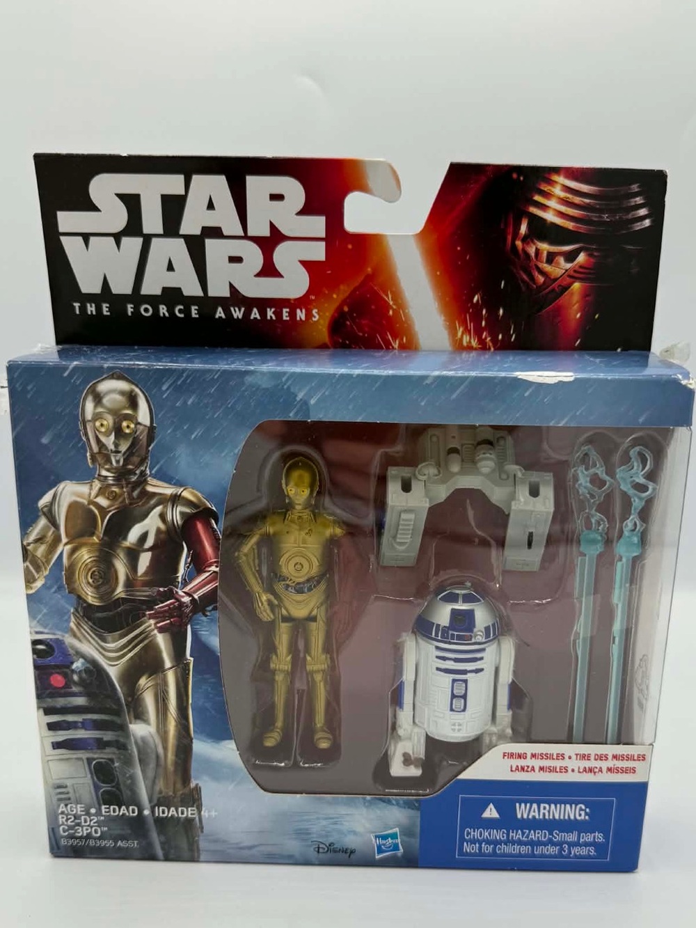 Star Wars The Force Awakens R2D2 & C3PO 3.75 action figure 2 pack new in box